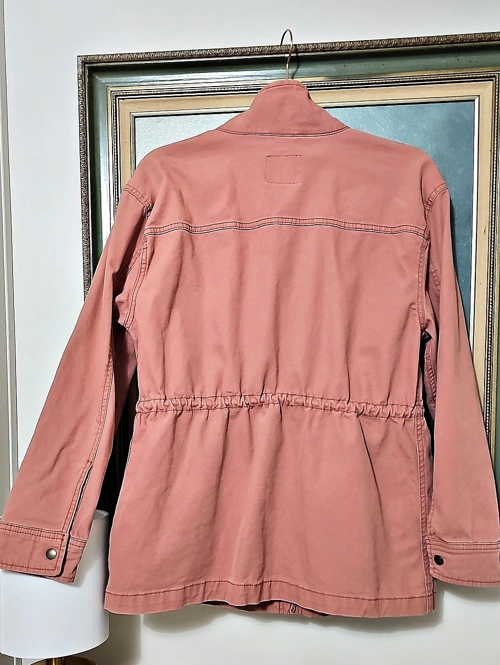 Old Navy Utility Jacket in Pink Size Small - Picture 2 of 3